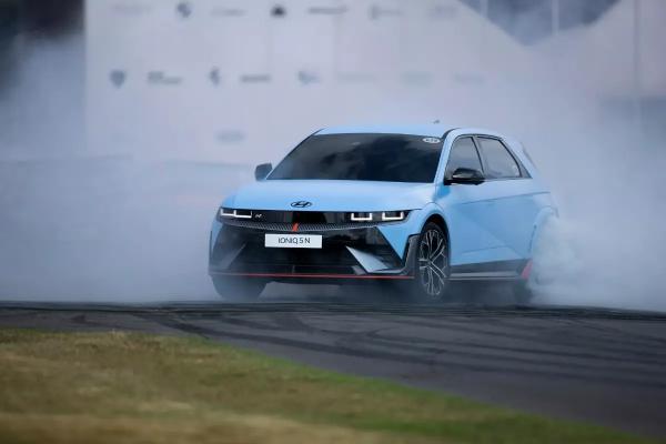 Электрический Hyundai Ioniq 5 N дебютирует в дрифт-чемпионате на World Time Attack Challenge