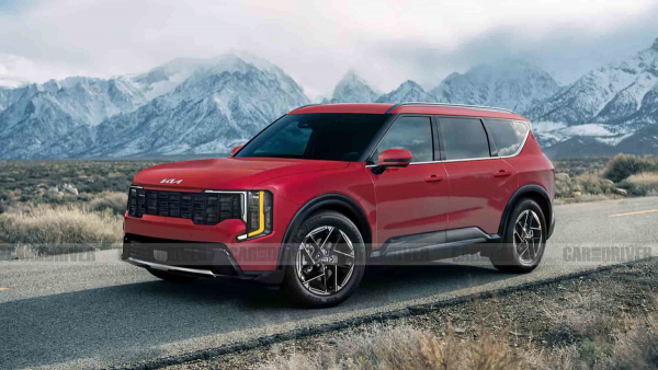 С нового Kia Telluride сняли камуфляж
